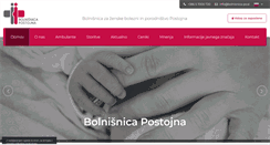 Desktop Screenshot of bolnisnica-po.si